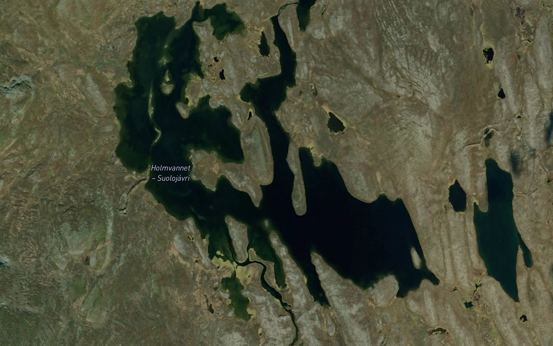 Satellite map of the Suolujavri