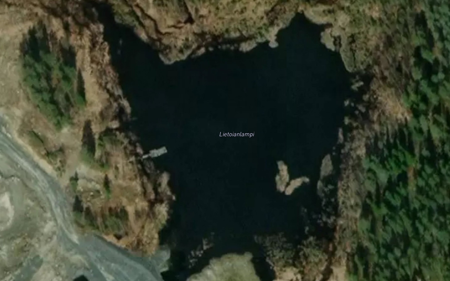 Satellite map of the Lietojanlampi