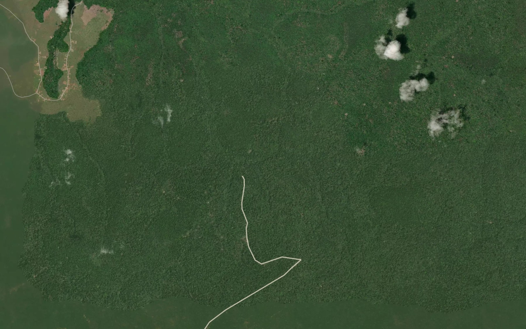 Satellite map of the Npangome