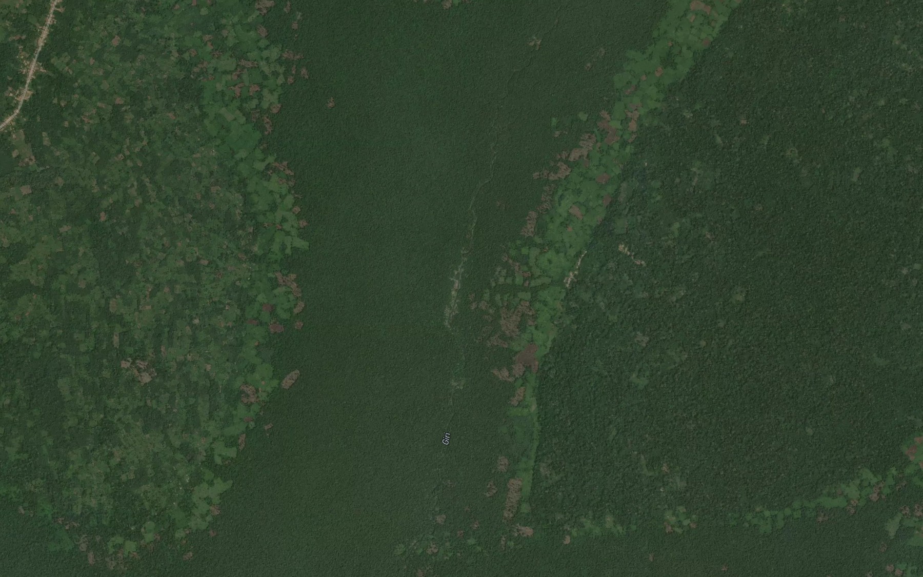 Satellite map of the Djiba