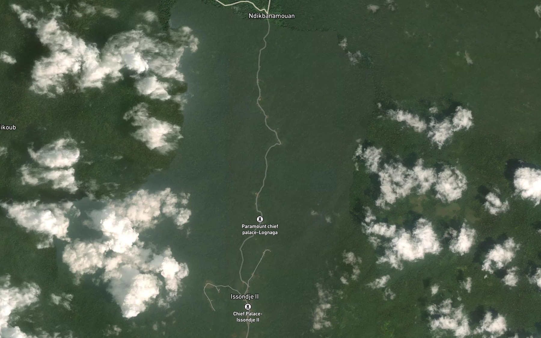 Satellite map of the Dibouem