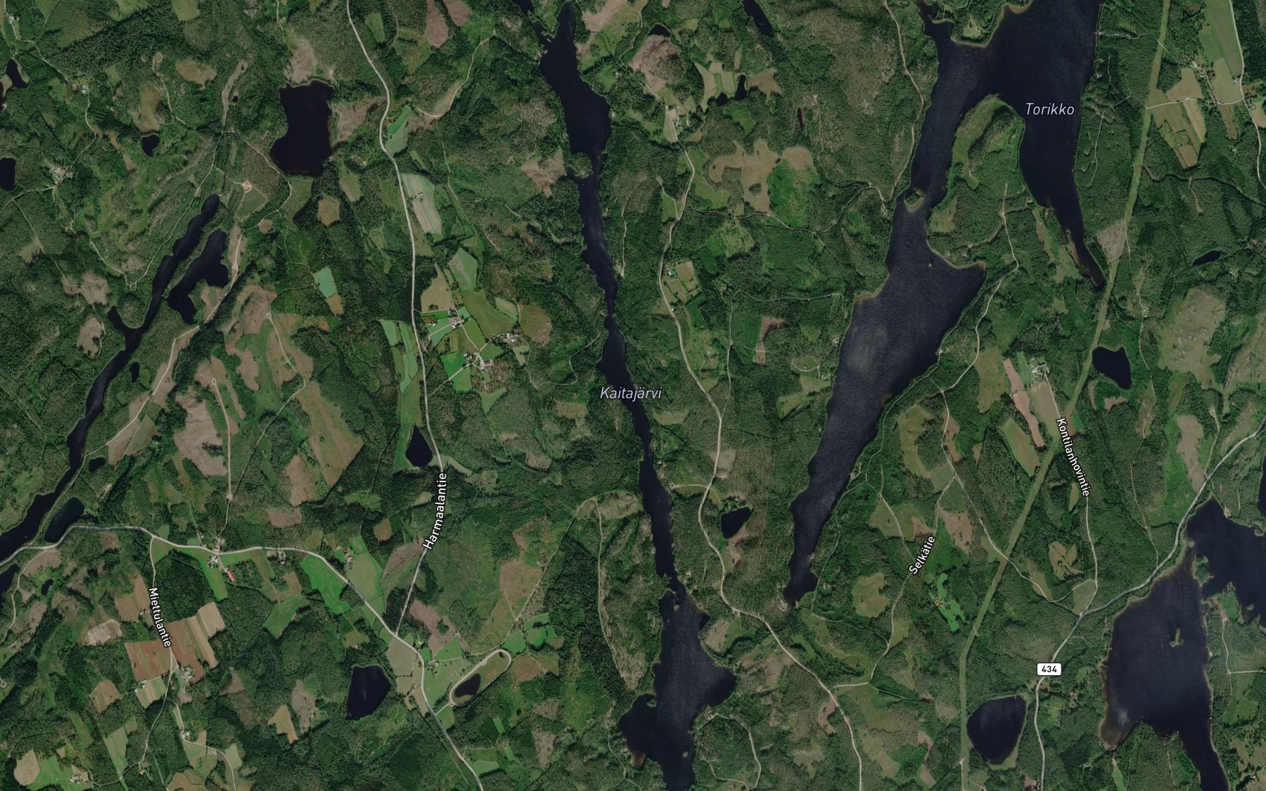 Satellite map of the Pahkalahti