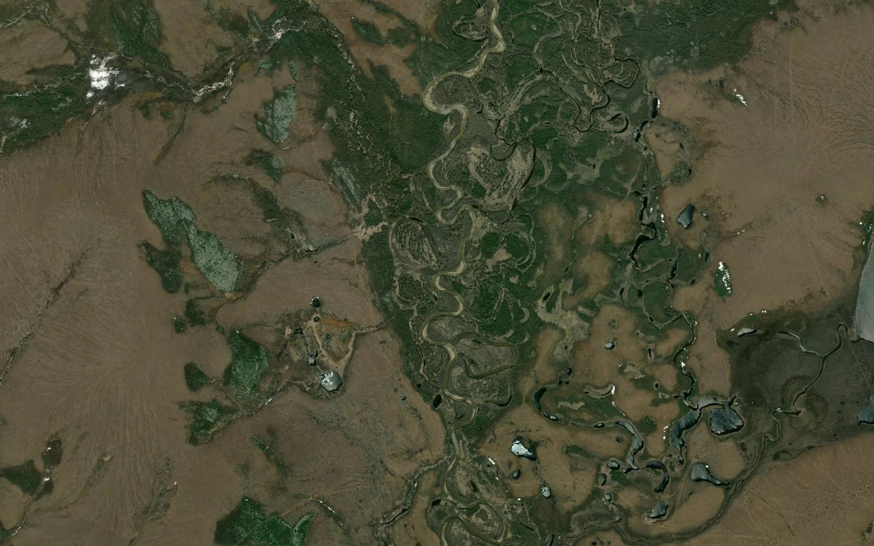 Satellite map of the Vetvistyy
