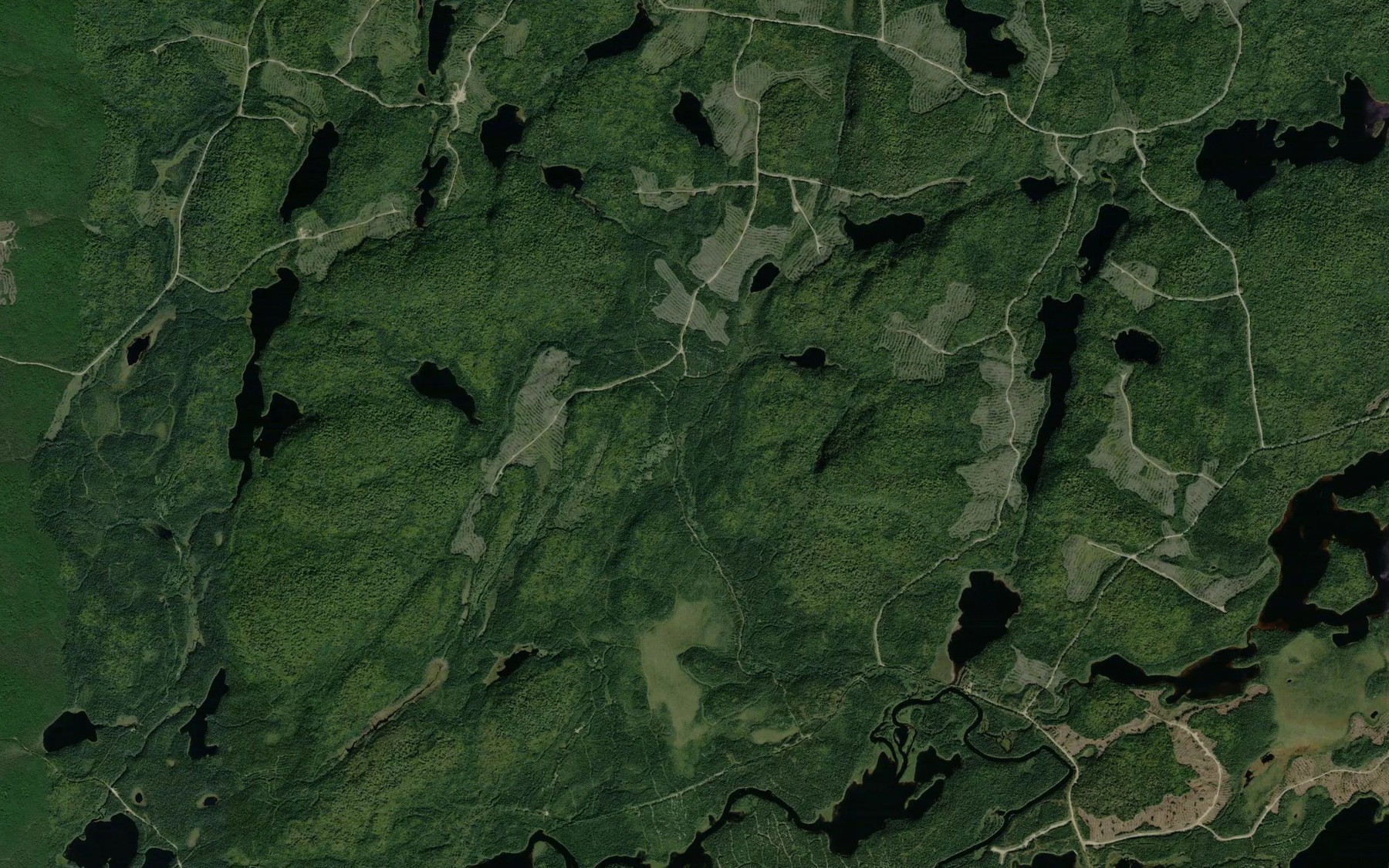Satellite map of the Lac des Sapins Baumiers