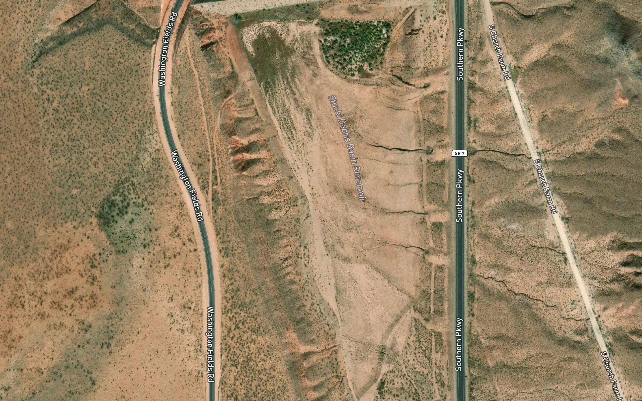 Stucki Debris Basin Reservoir