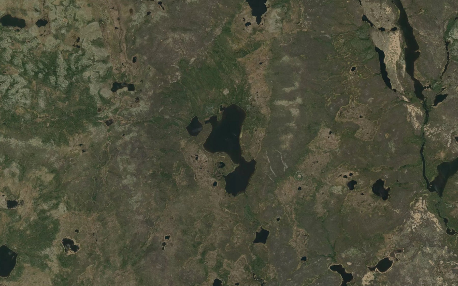 Satellite map of the Wilton Lake