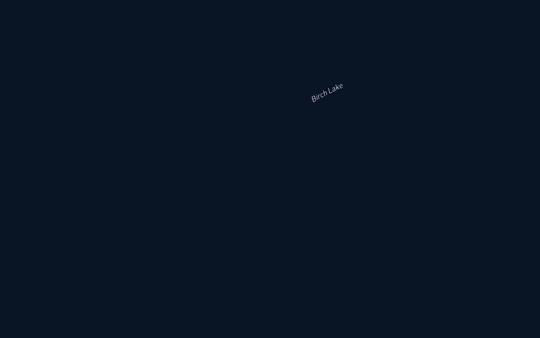 Satellite map of the Birch Lake