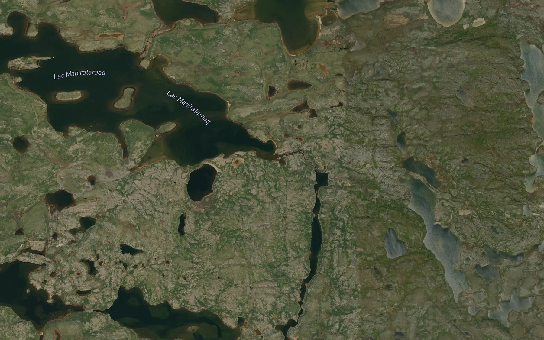 Satellite map of the Ruisseau Pamiurtuutalik