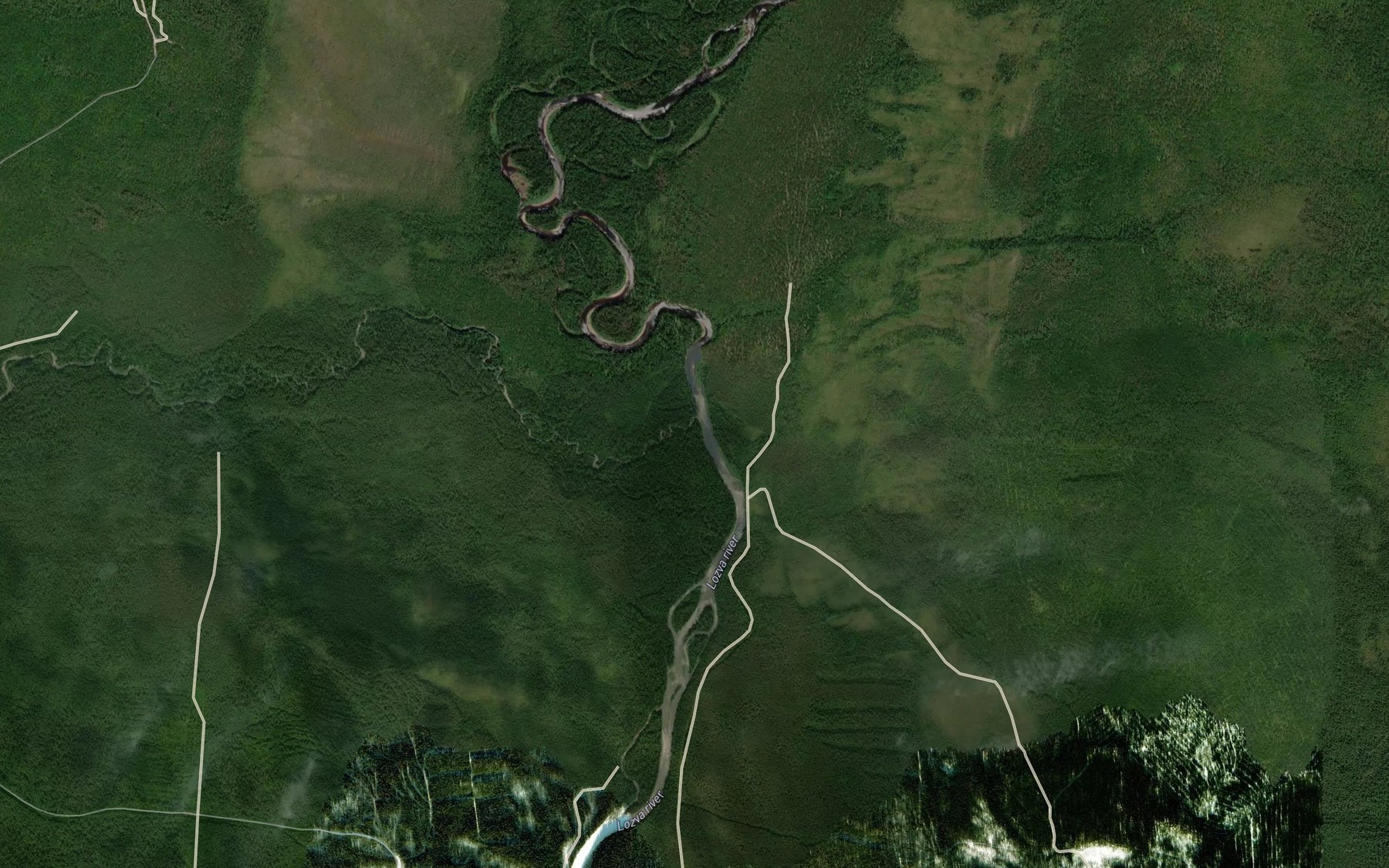 Satellite map of the Auspiya