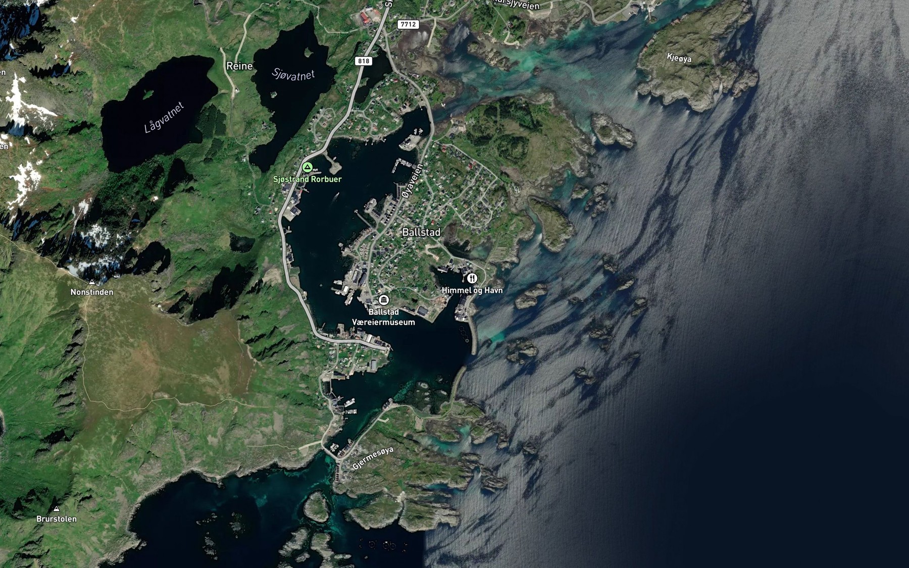 Satellite map of the Hattvika