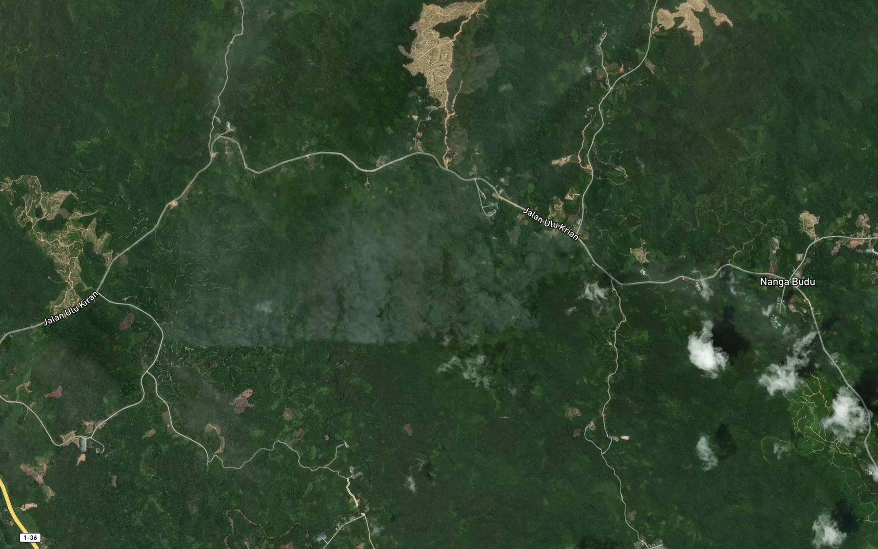 Satellite map of the Sungai Melanjan