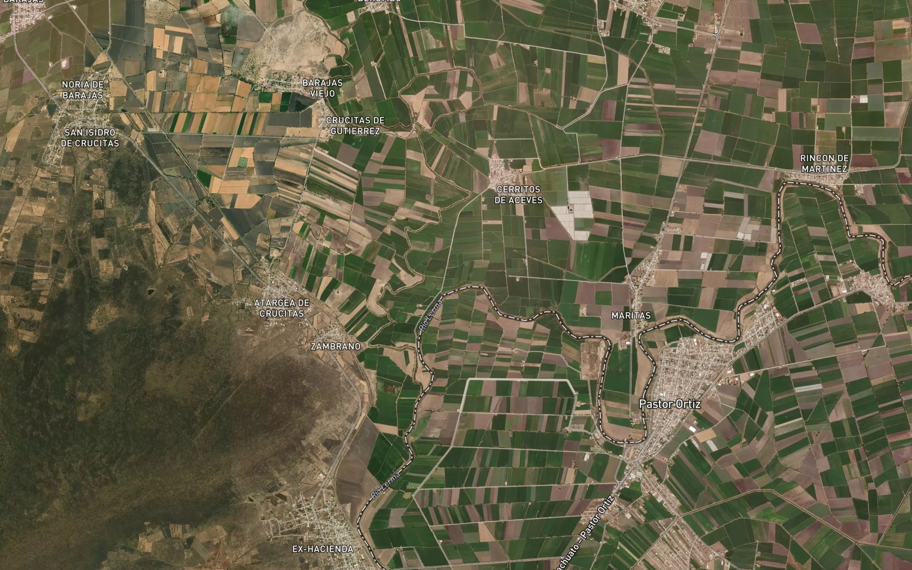 Satellite map of the Maritas