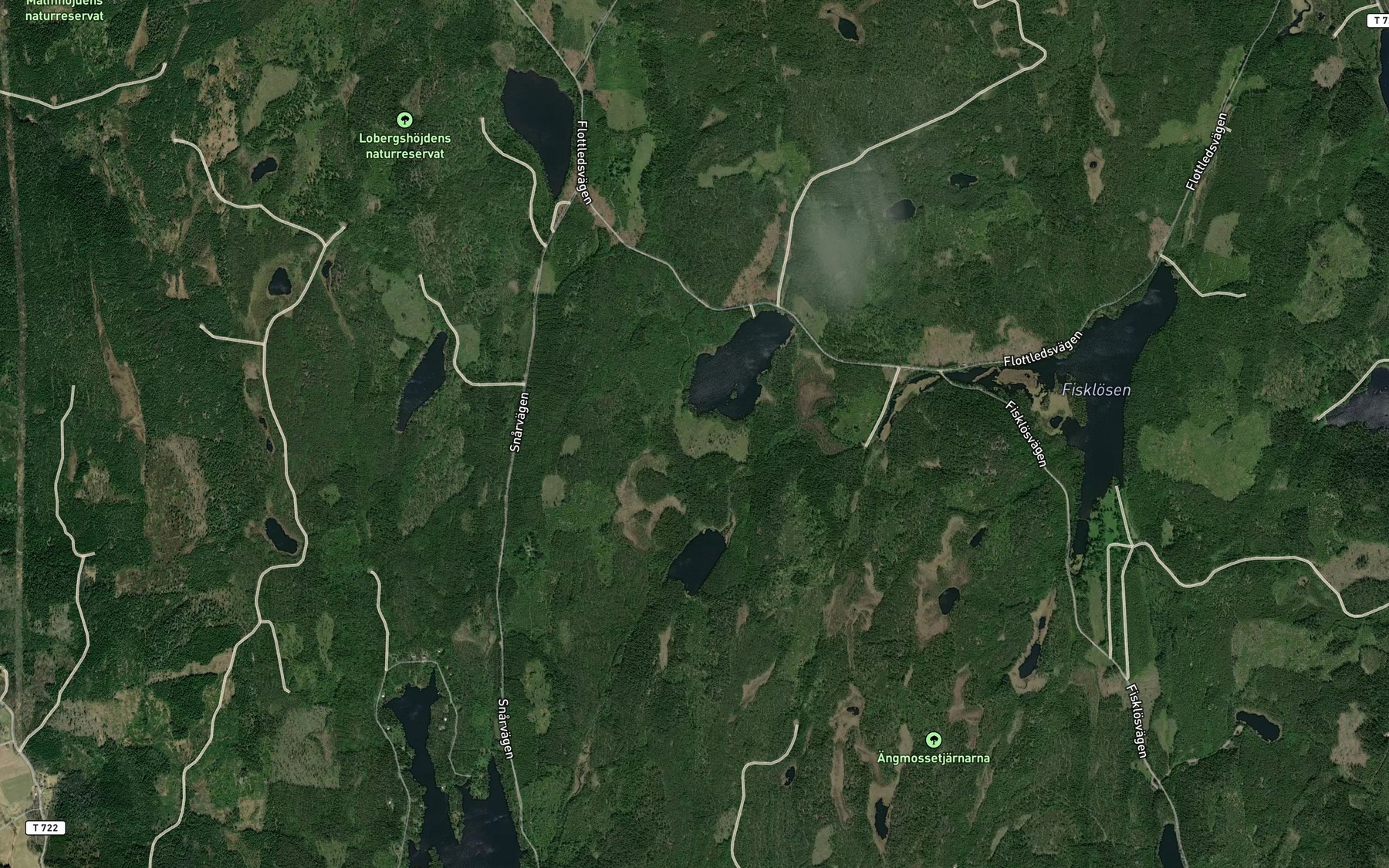 Satellite map of the Abborrtjarn