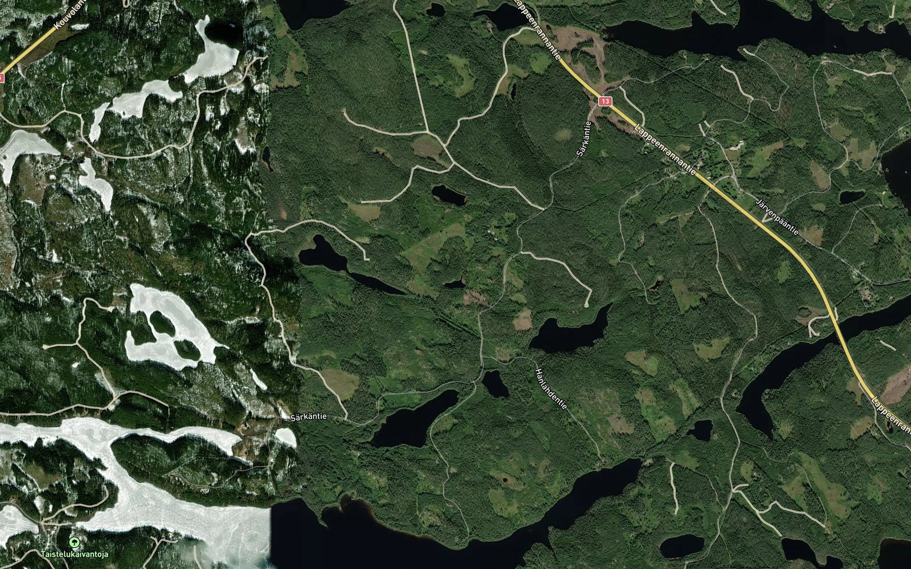Satellite map of the Otralampi
