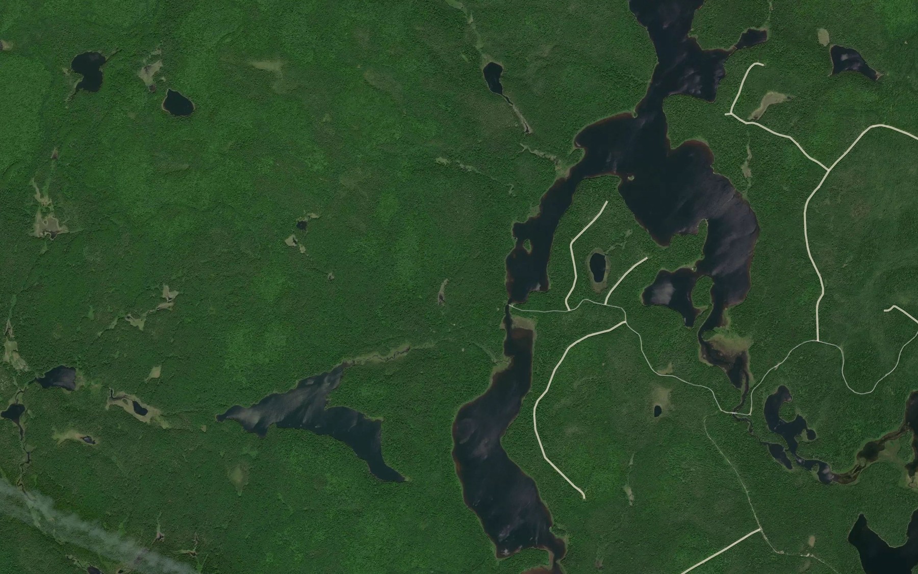 Satellite map of the Passe Jaways