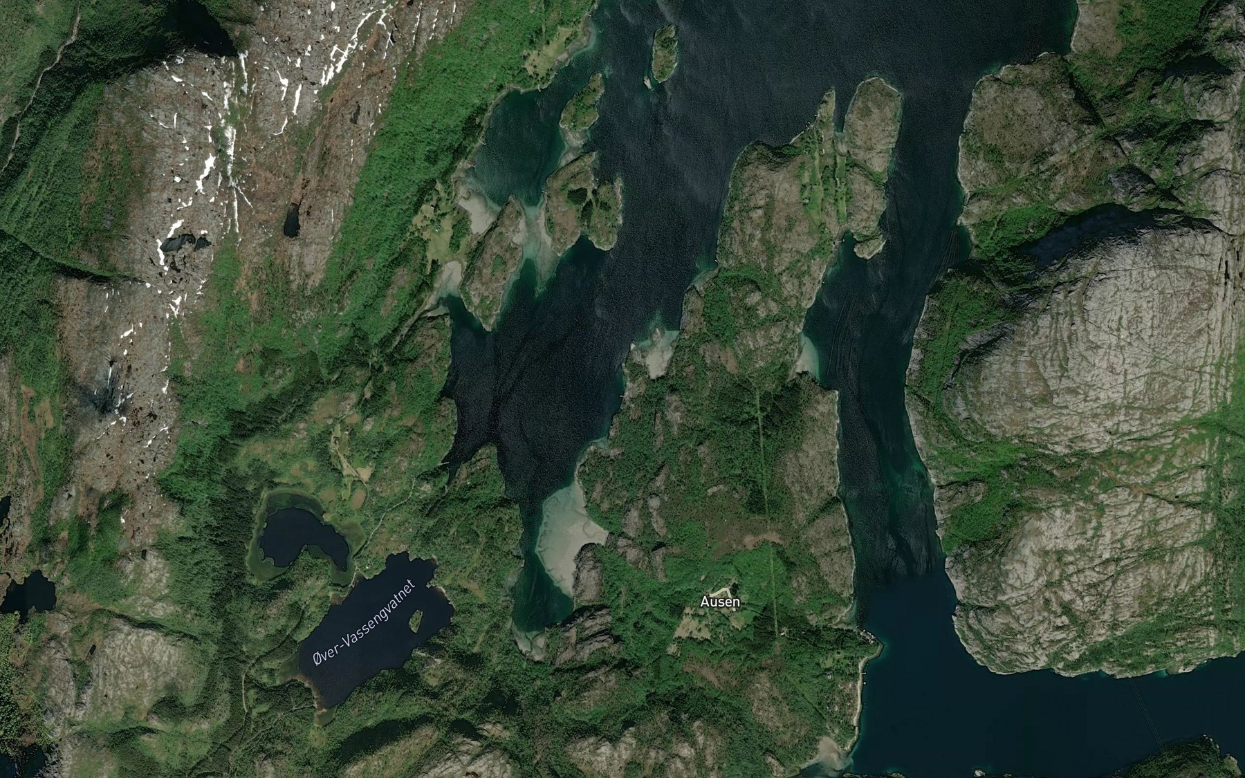 Satellite map of the Vikran