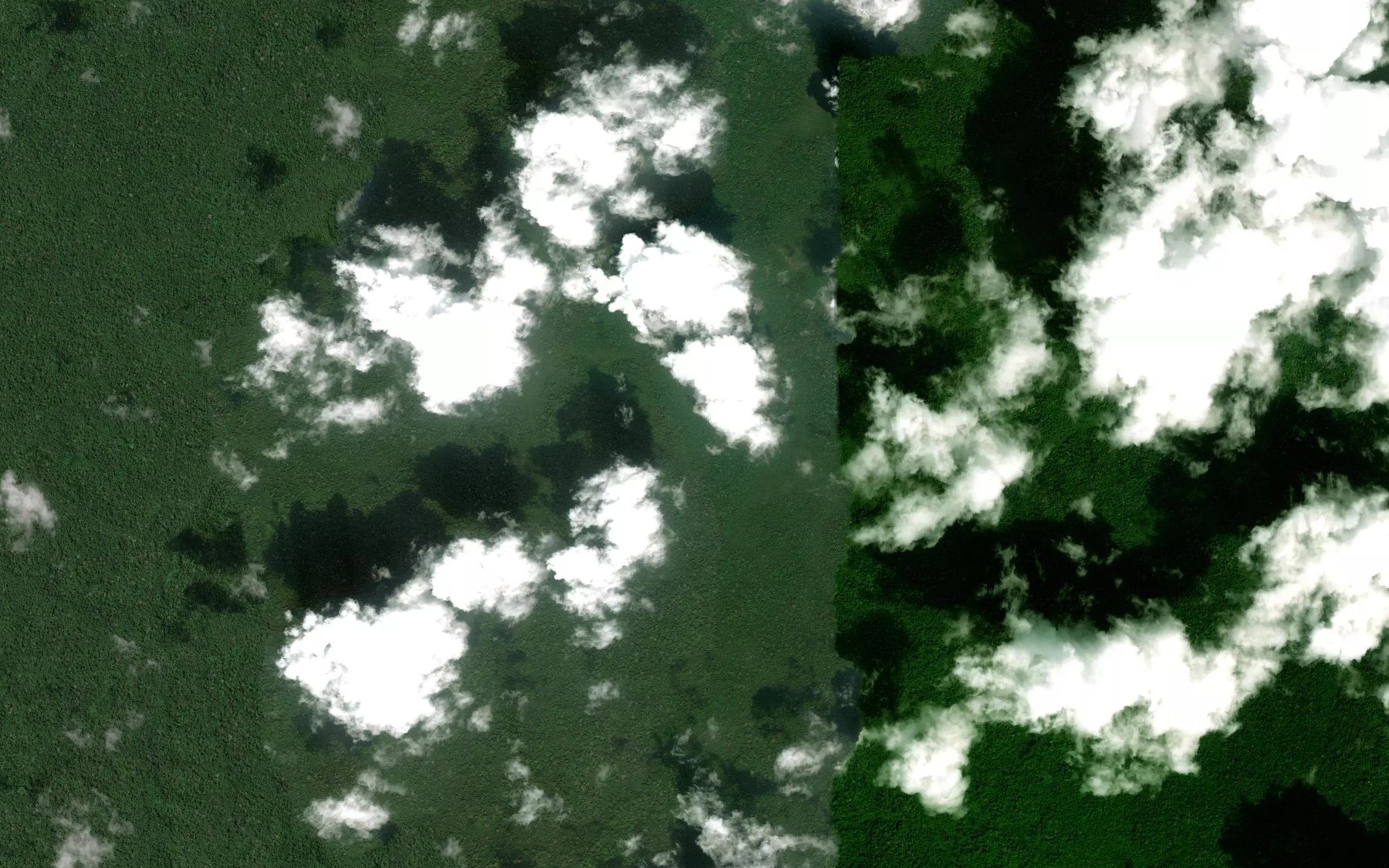 Satellite map of the Igarape Natauale