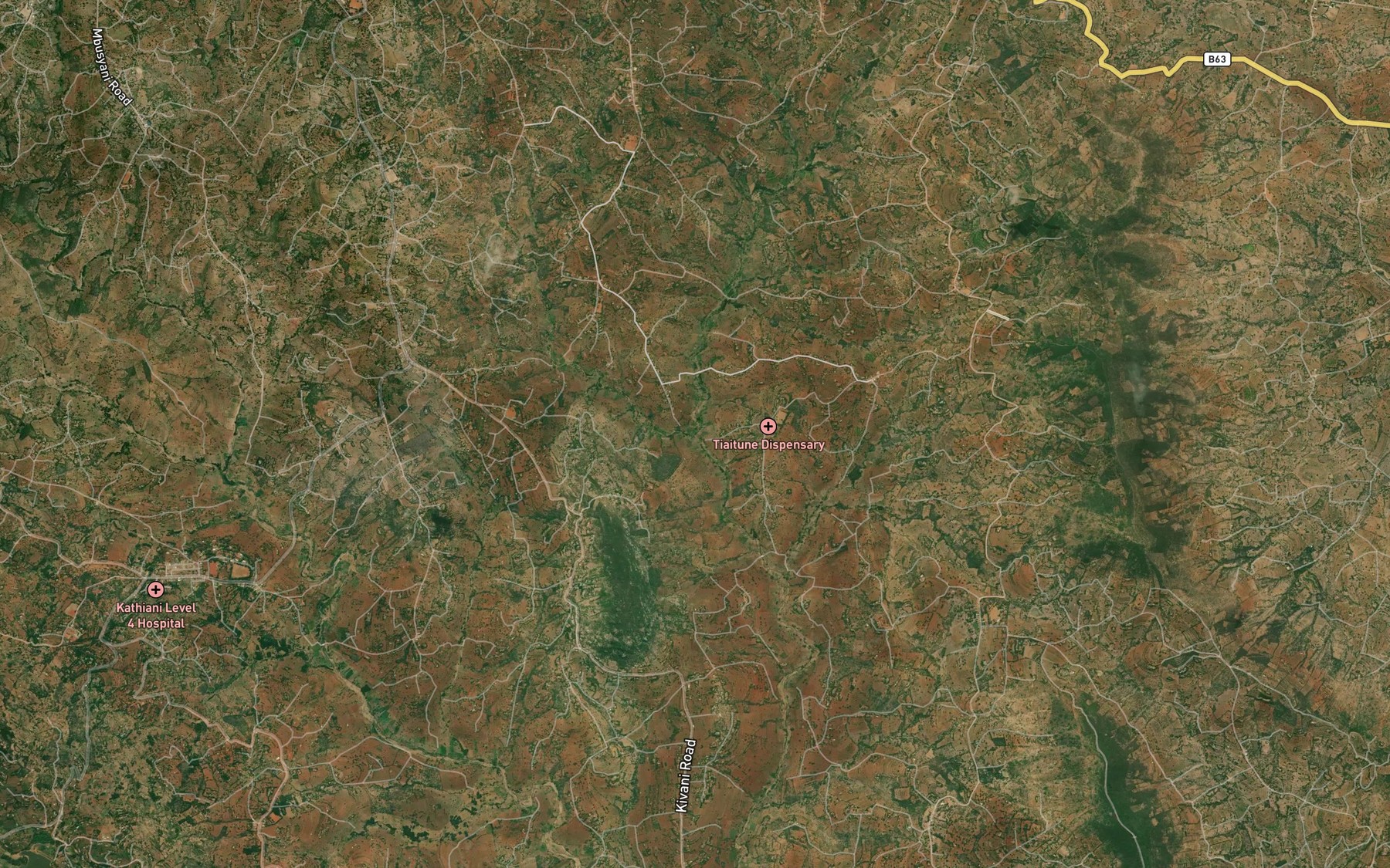 Satellite map of the Kalangi