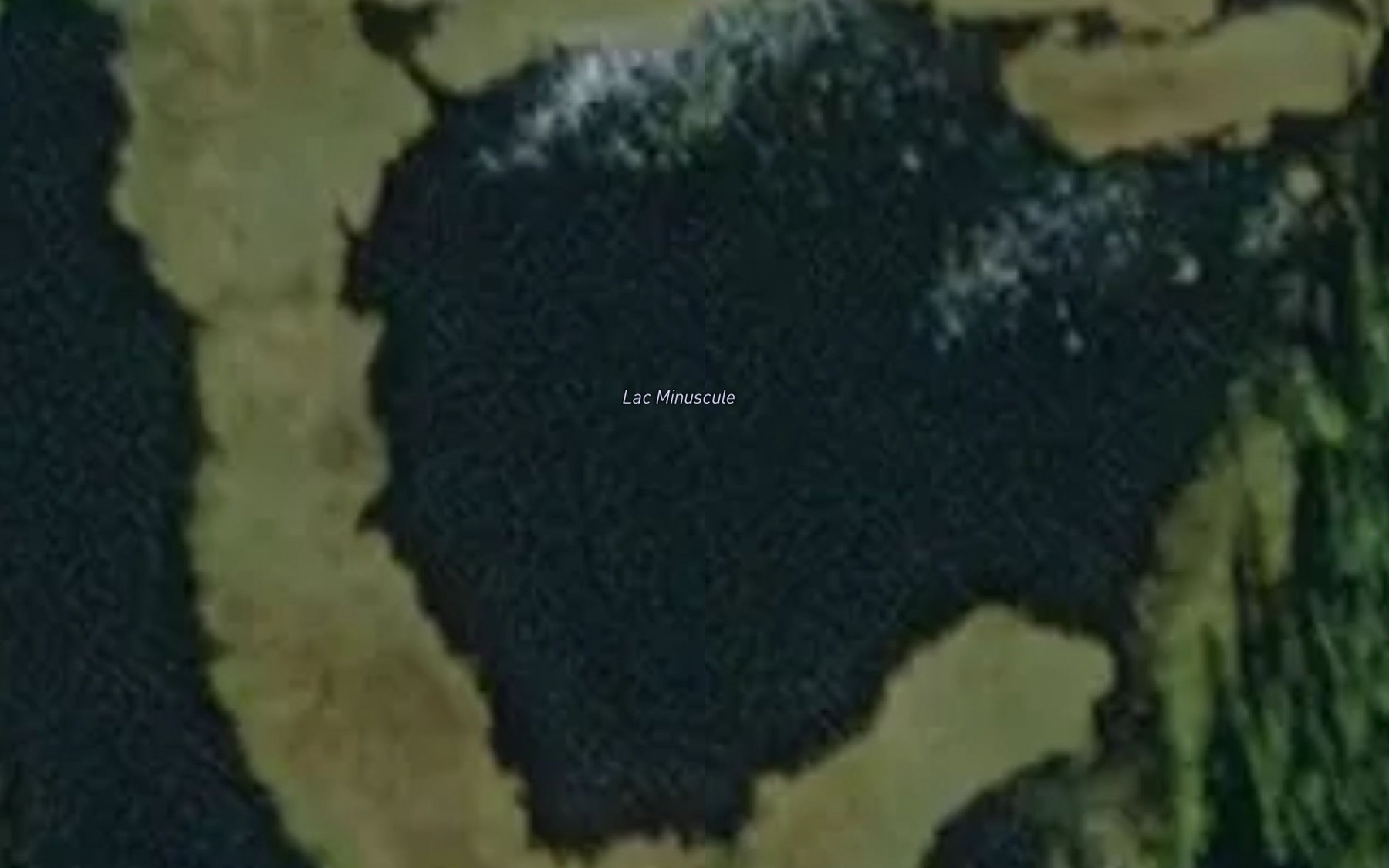 Satellite map of the Lac Minuscule