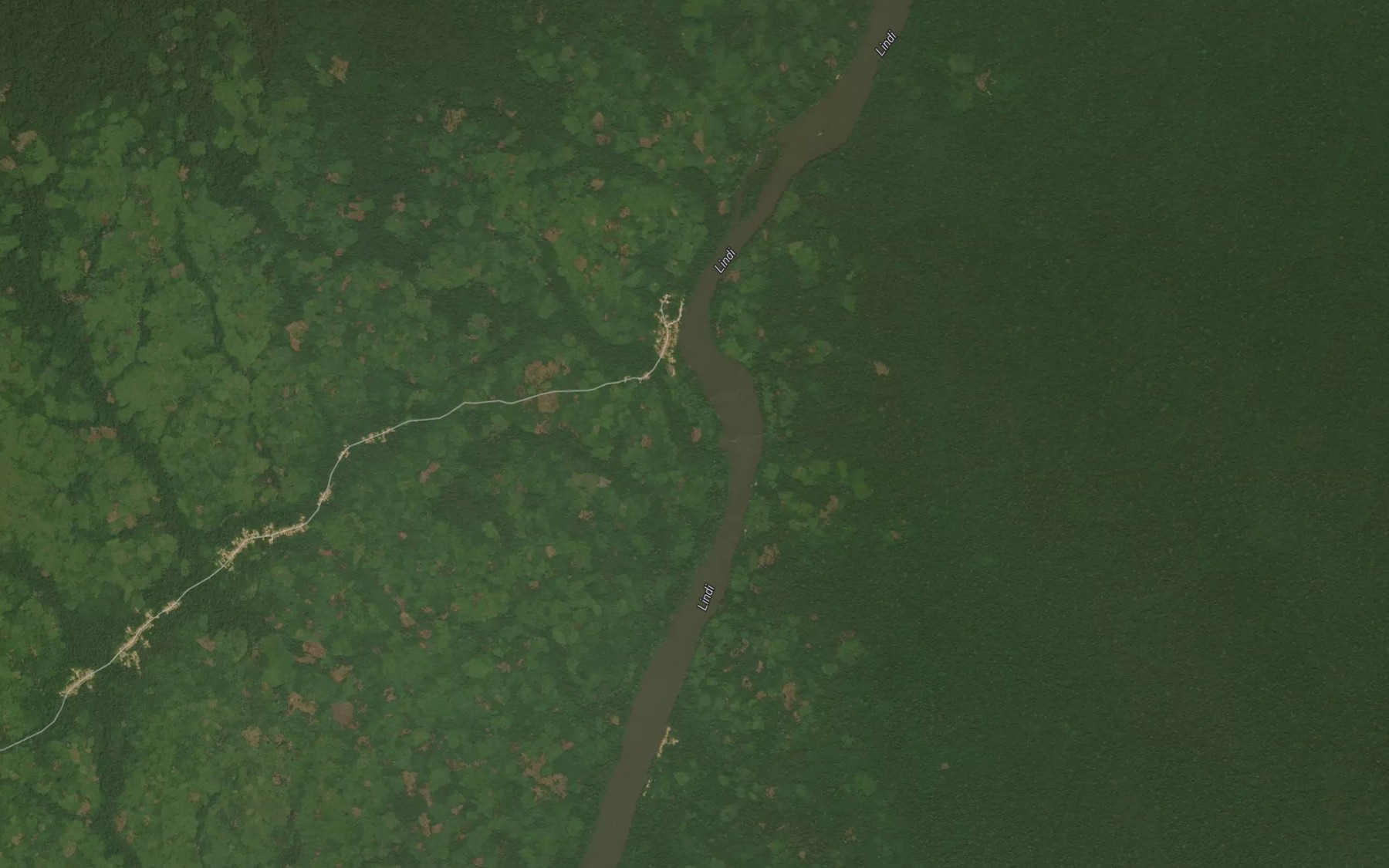 Satellite map of the Angoiani
