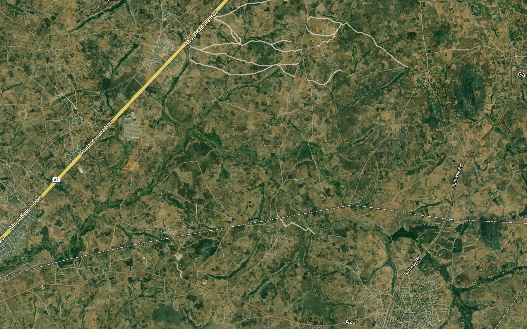 Satellite map of the River Garam