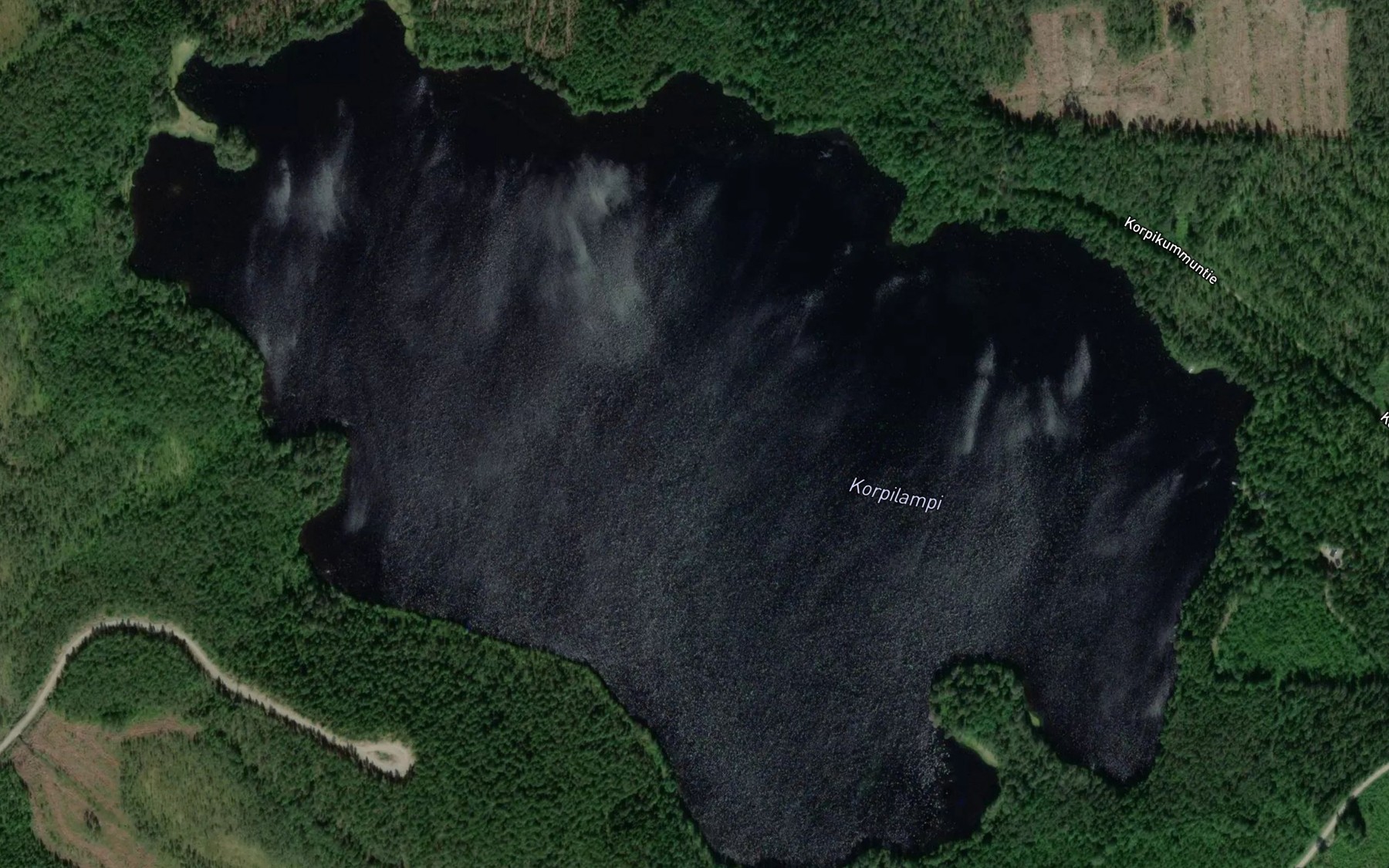 Satellite map of the Korpilampi