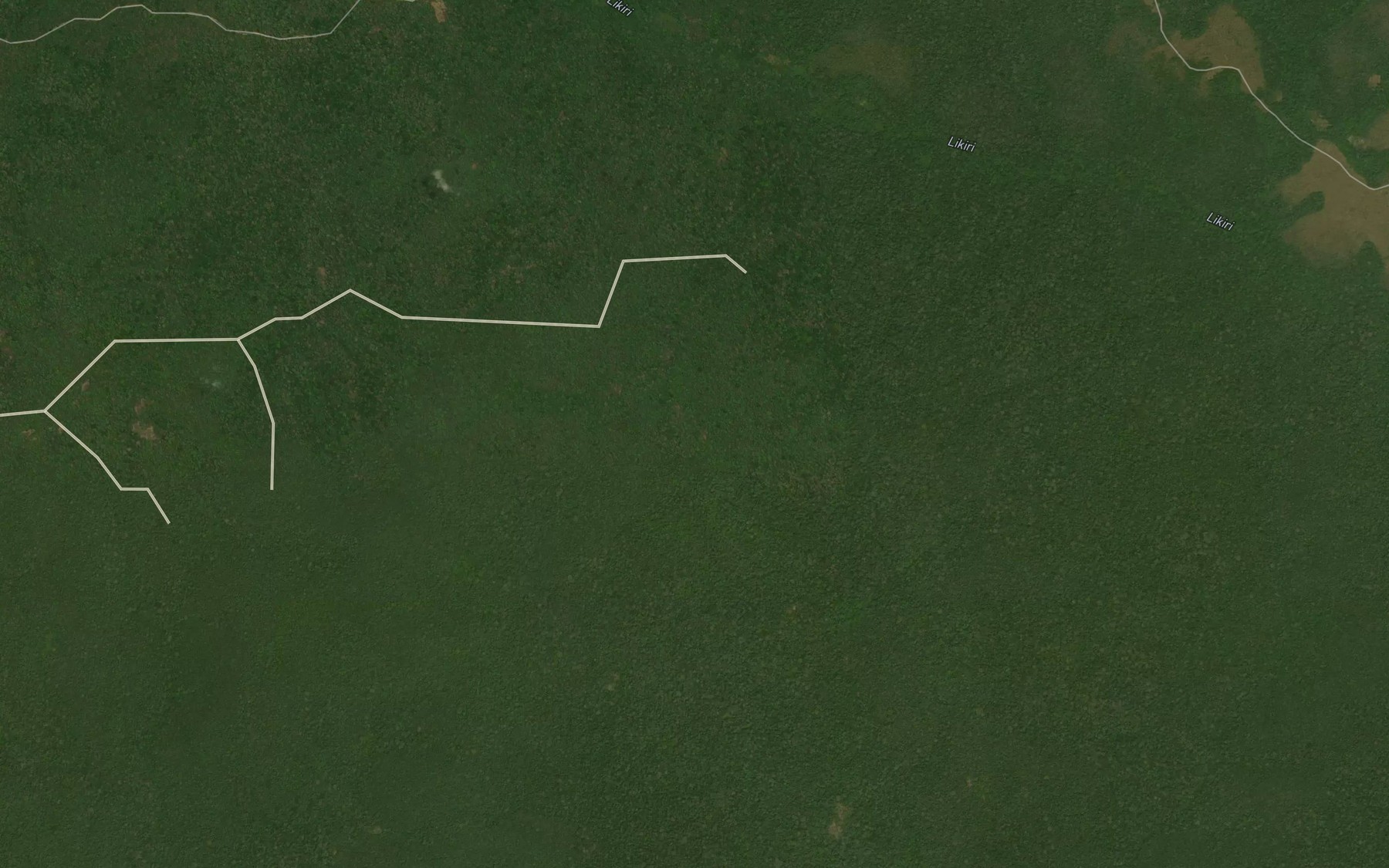 Satellite map of the Nja