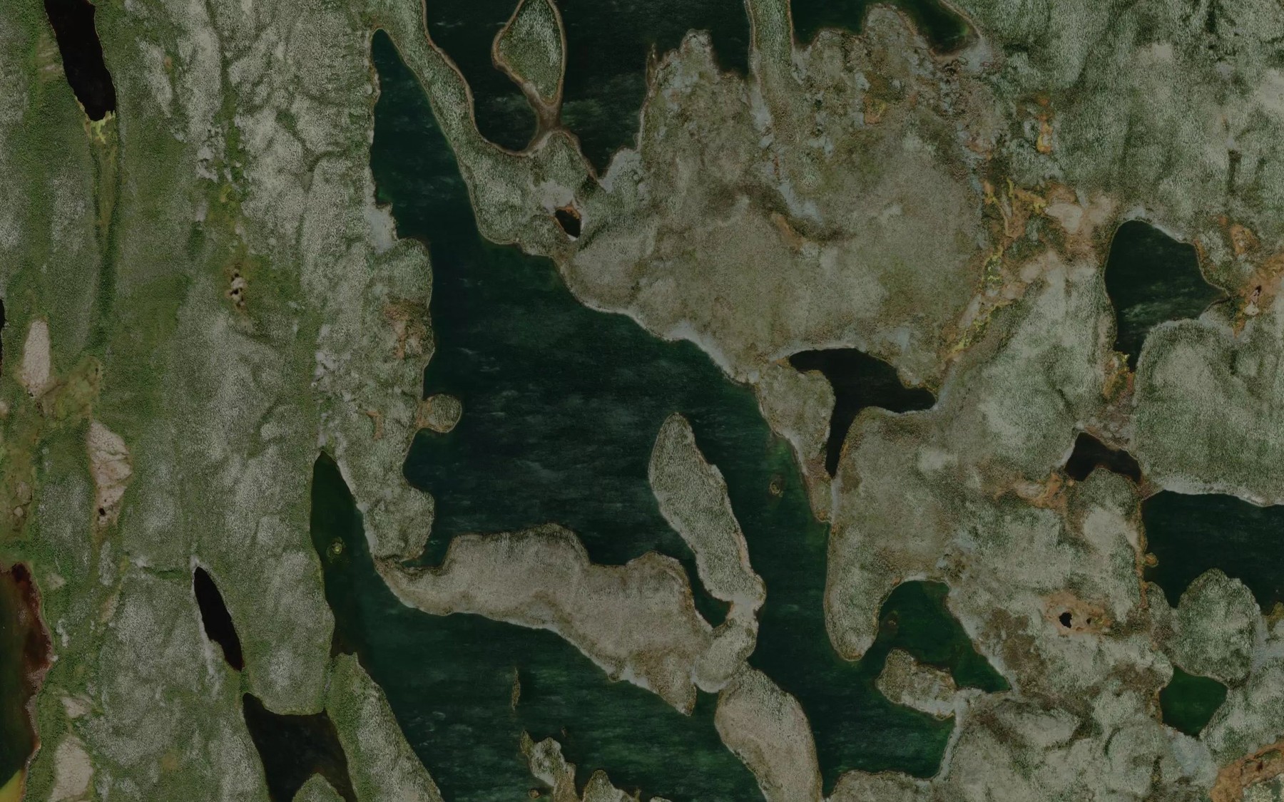 Satellite map of the Thorinson Lake