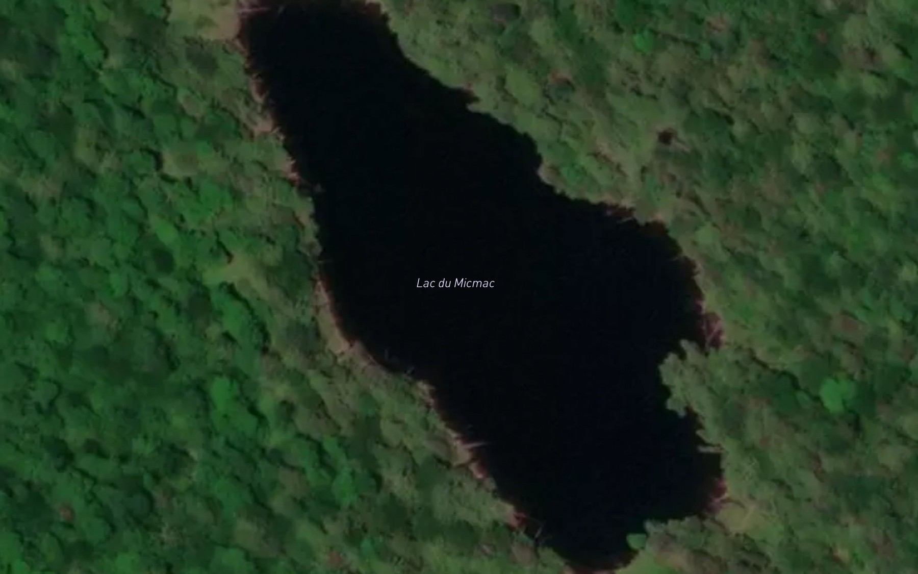 Satellite map of the Lac du Micmac