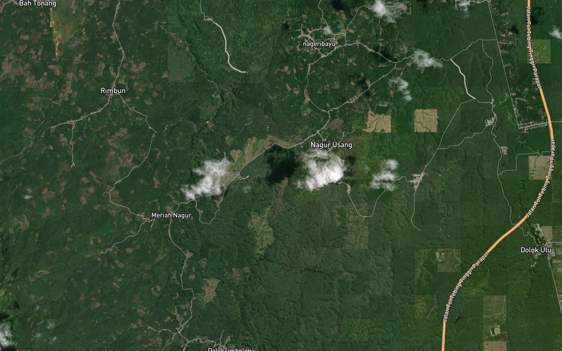 Satellite map of the Bah Salapalapa