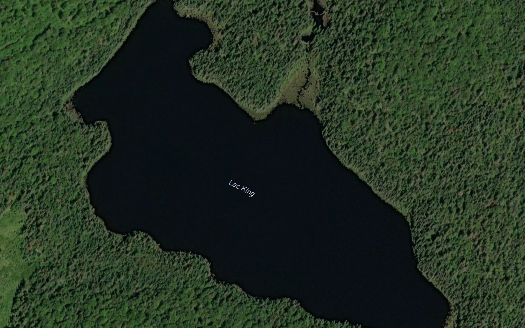 Satellite map of the Lac King