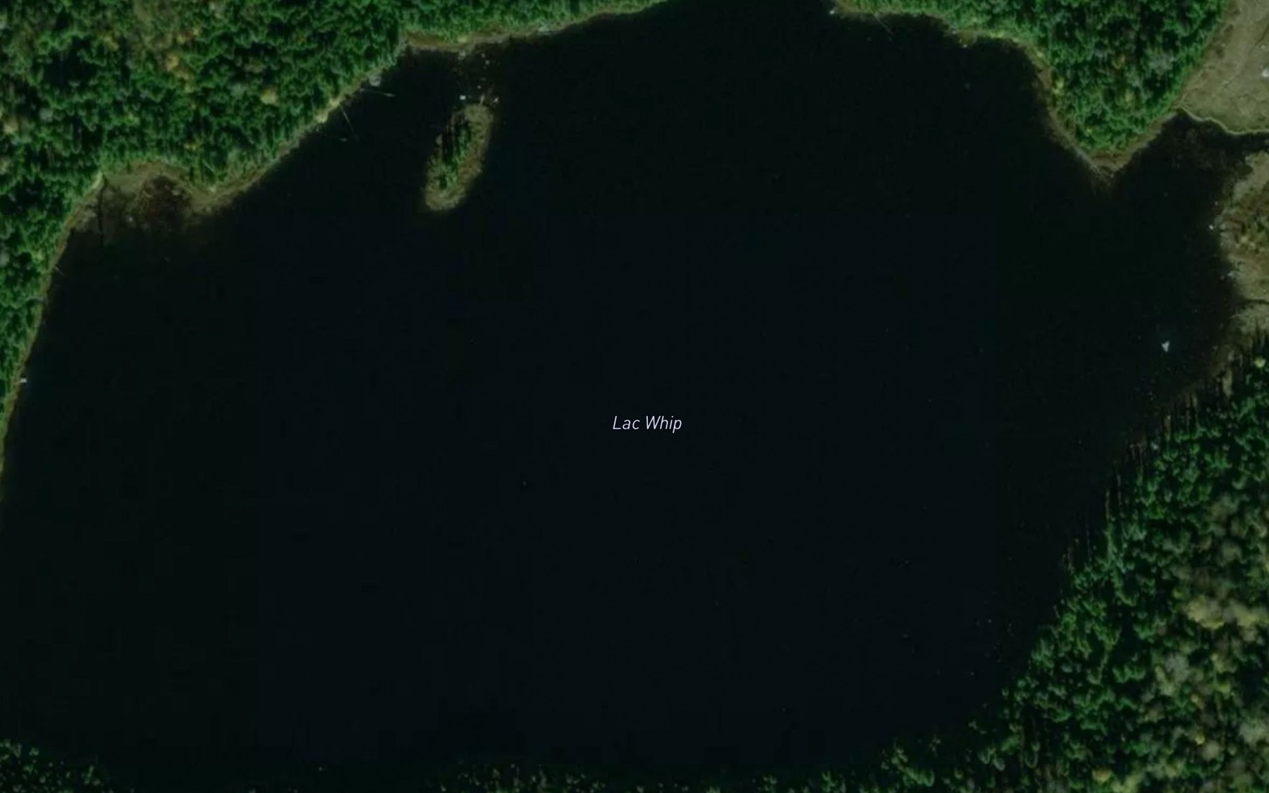 Satellite map of the Lac Whip