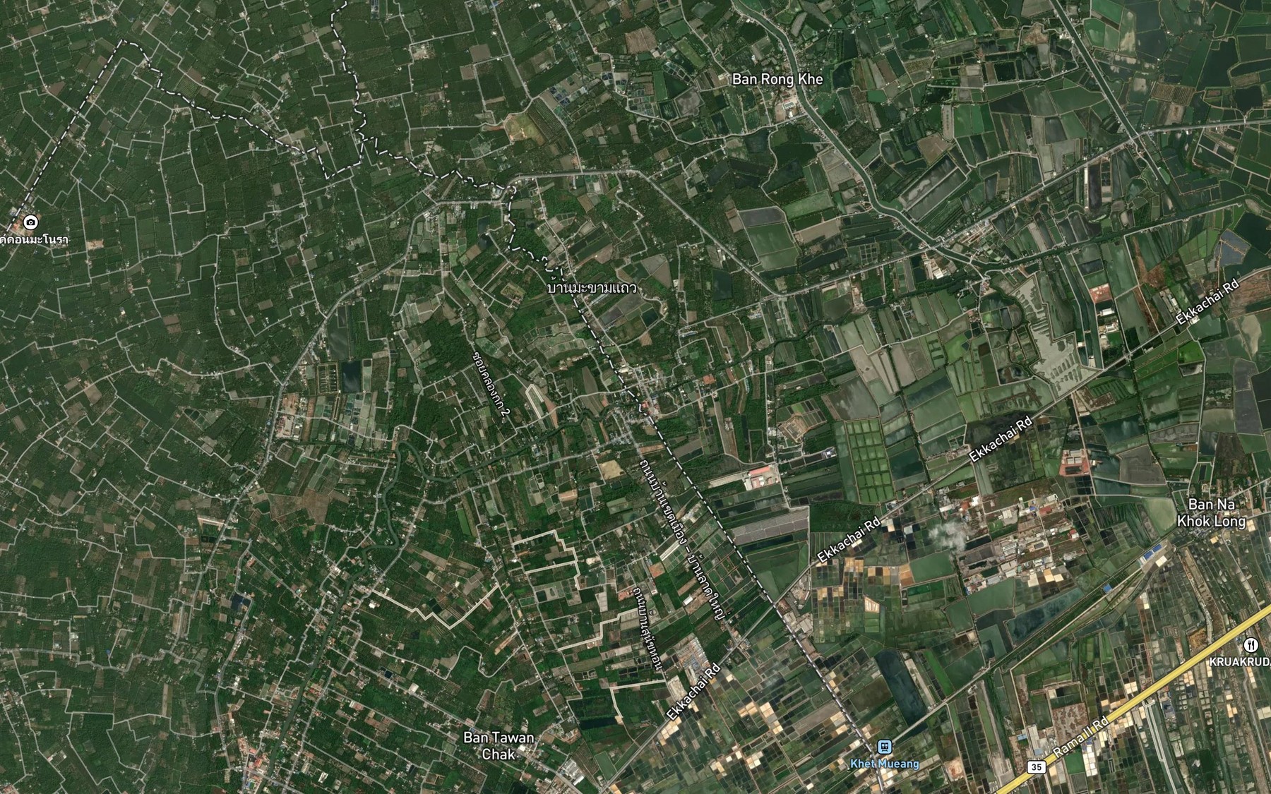 Satellite map of the Khlong Bang Kok