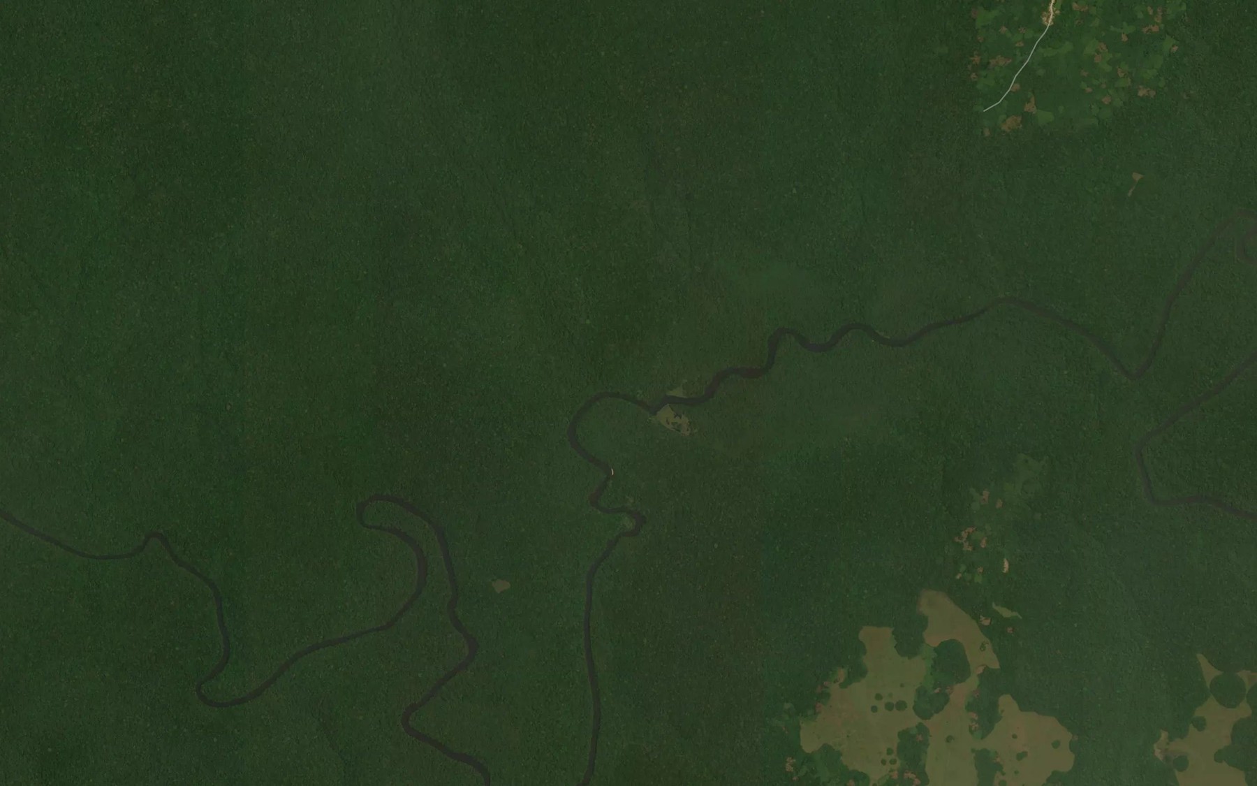 Satellite map of the Luvuku