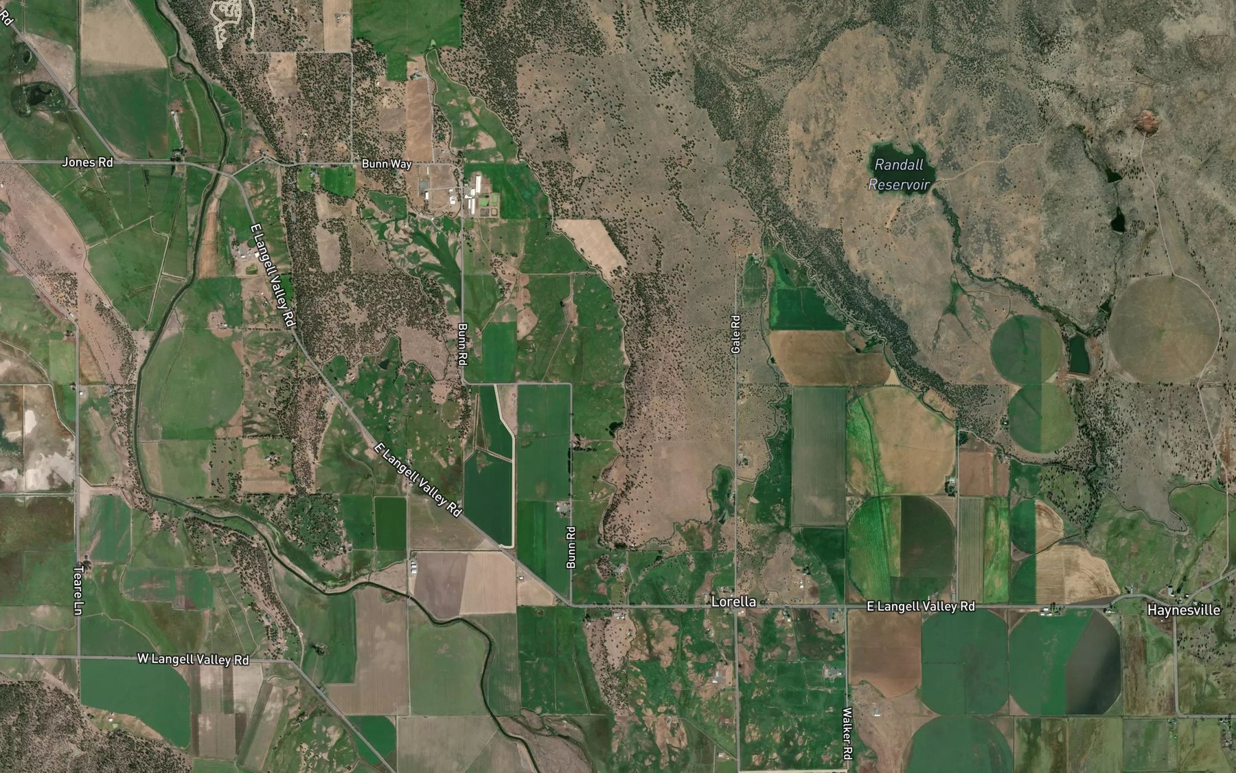 Satellite map of the North Canal