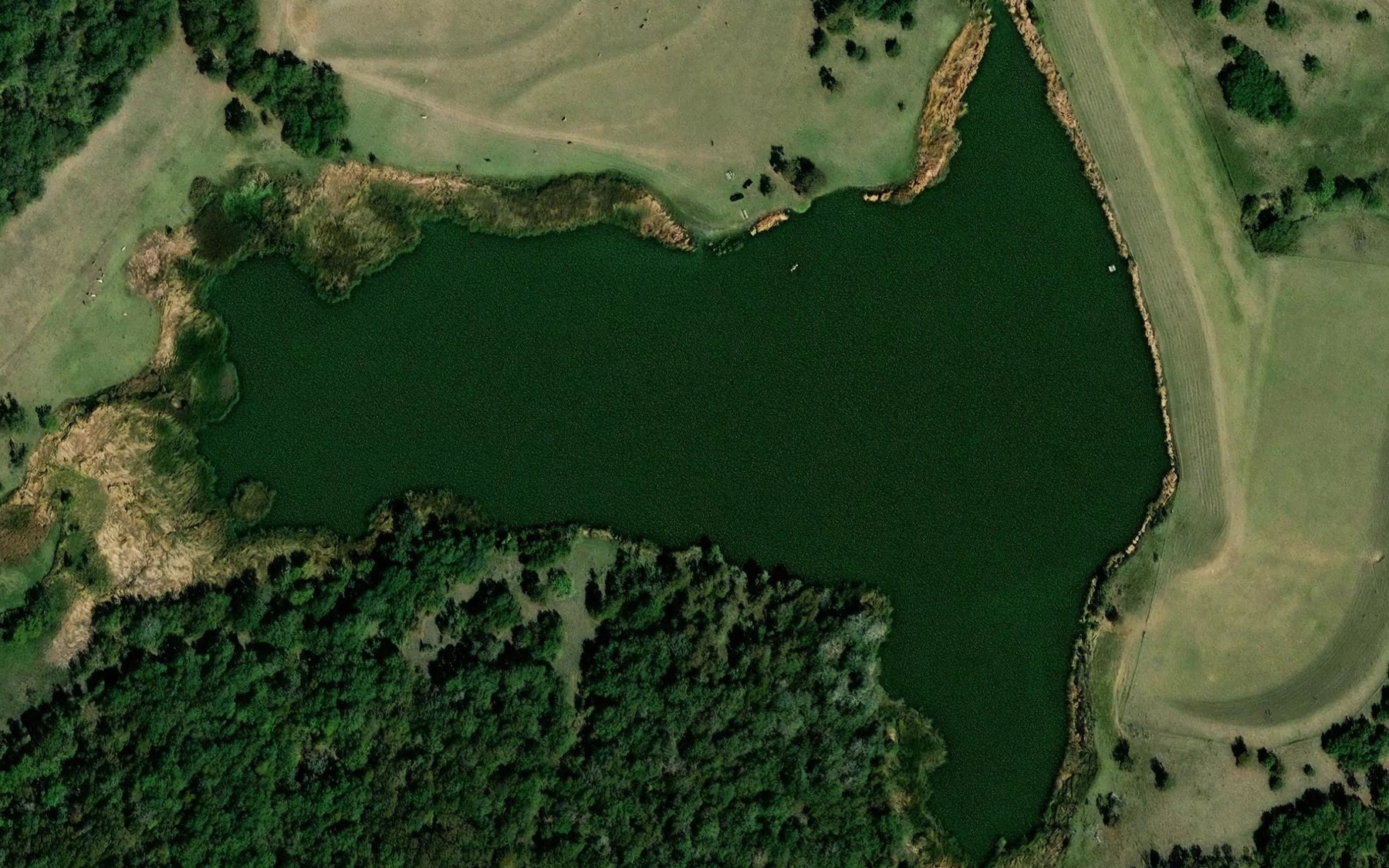 Satellite map of the Soil Conservation Service Site 7 Reservoir