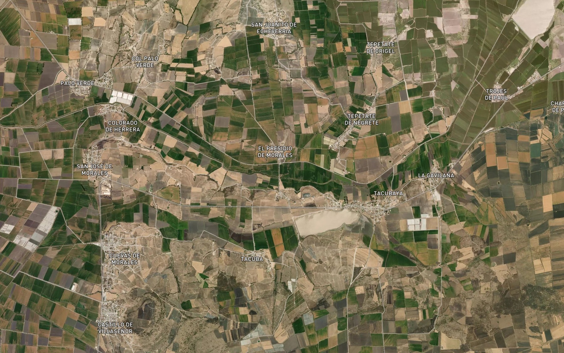 Satellite map of the Arroyo Grande