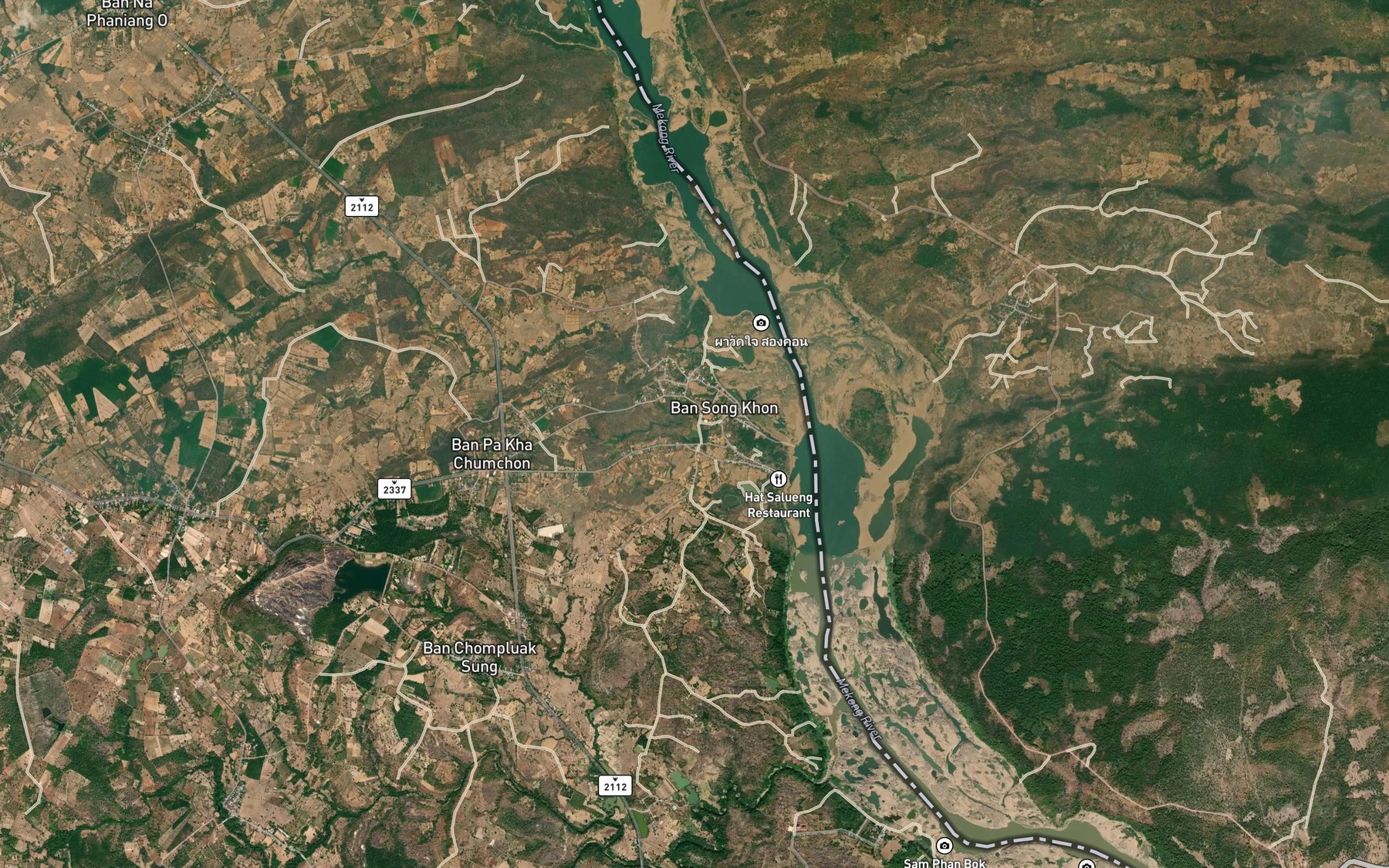 Satellite map of the Ang Kep Nam Huai Pakka Long