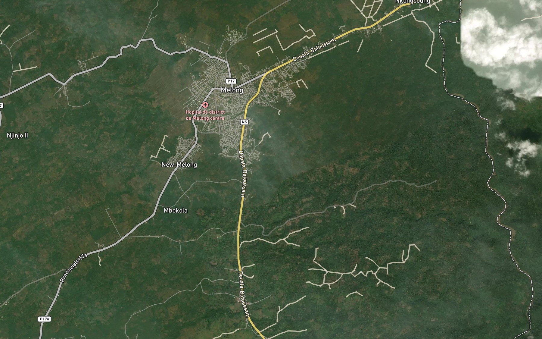 Satellite map of the Mom