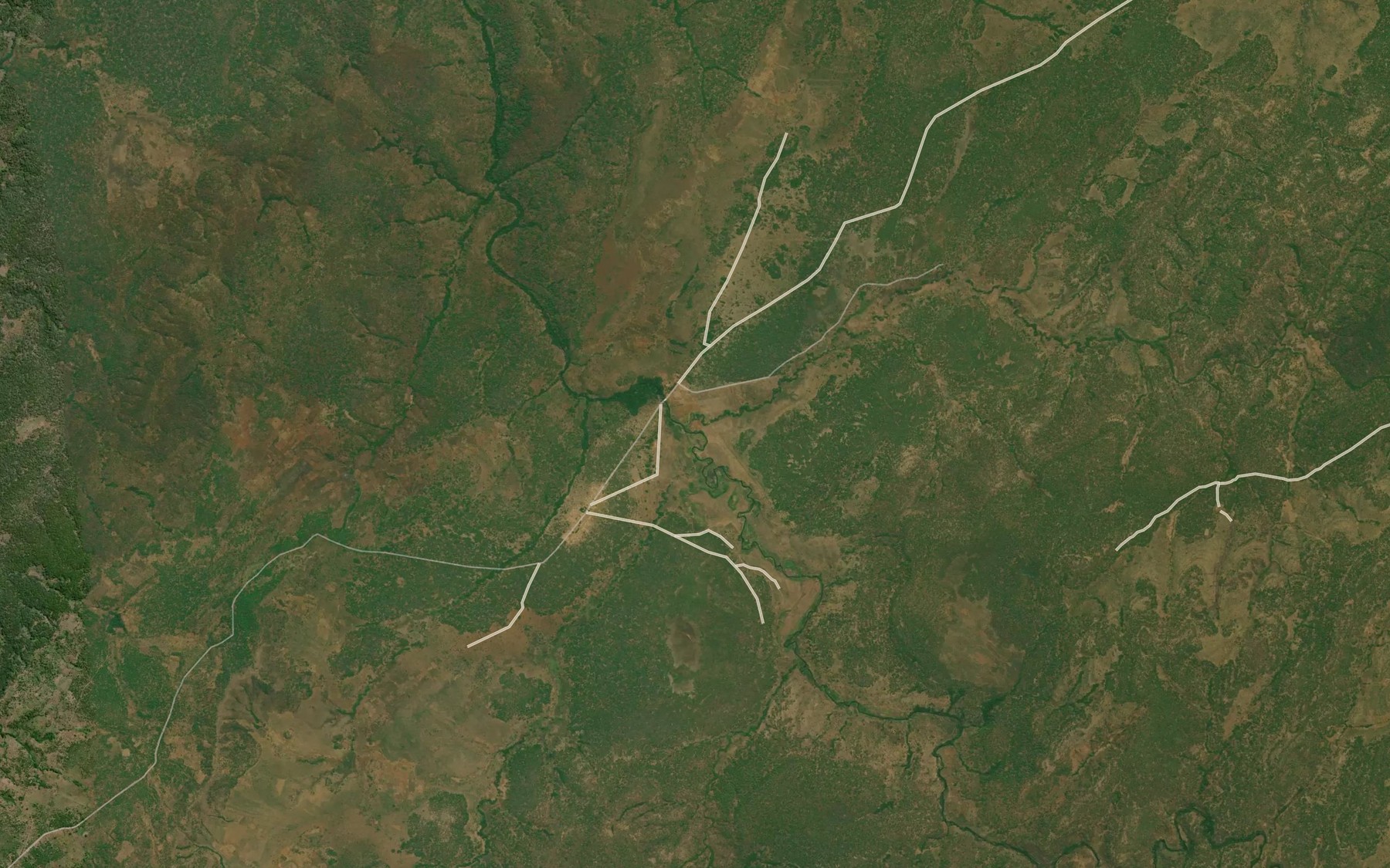 Satellite map of the Mukunge