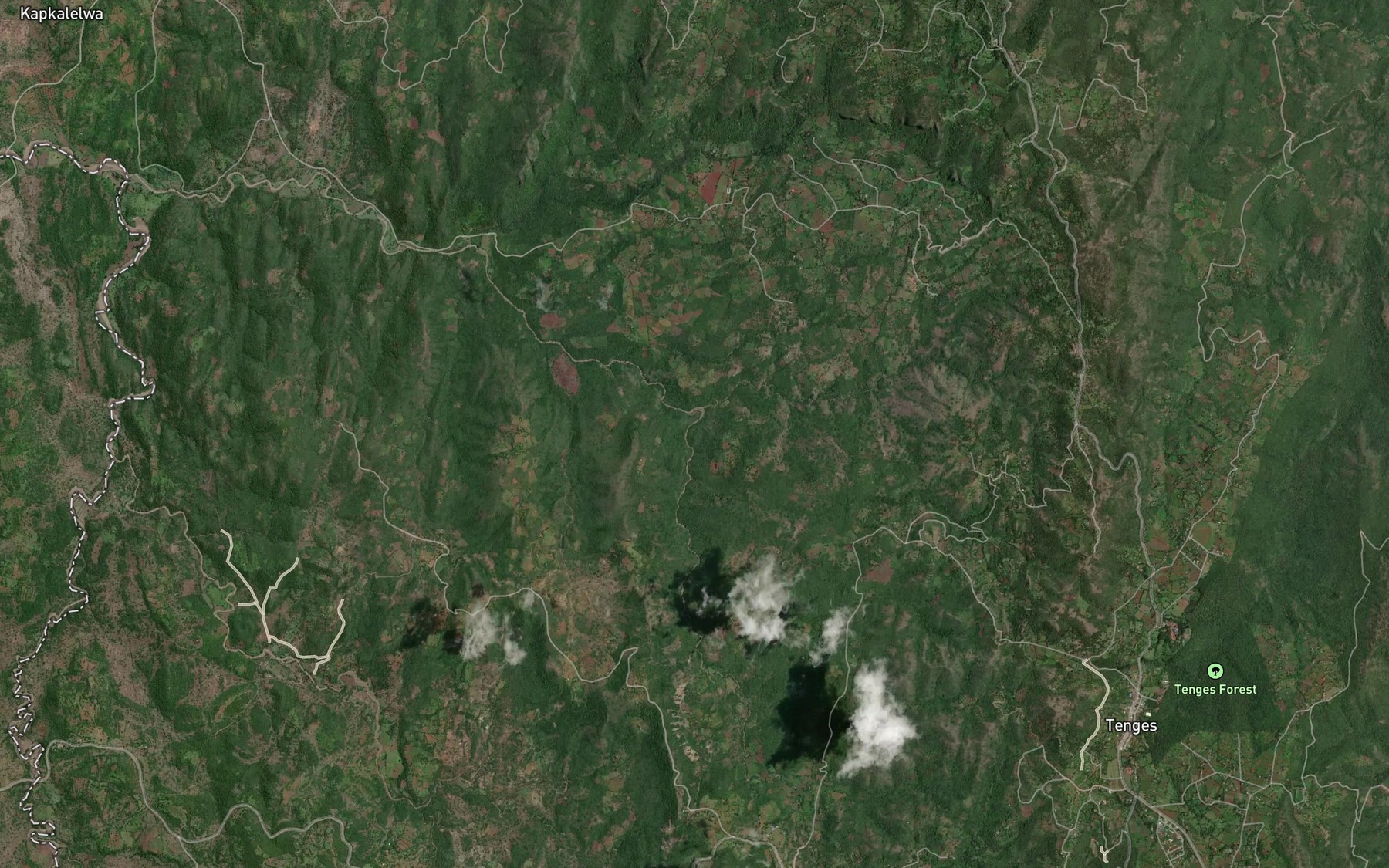 Satellite map of the Kibiemit