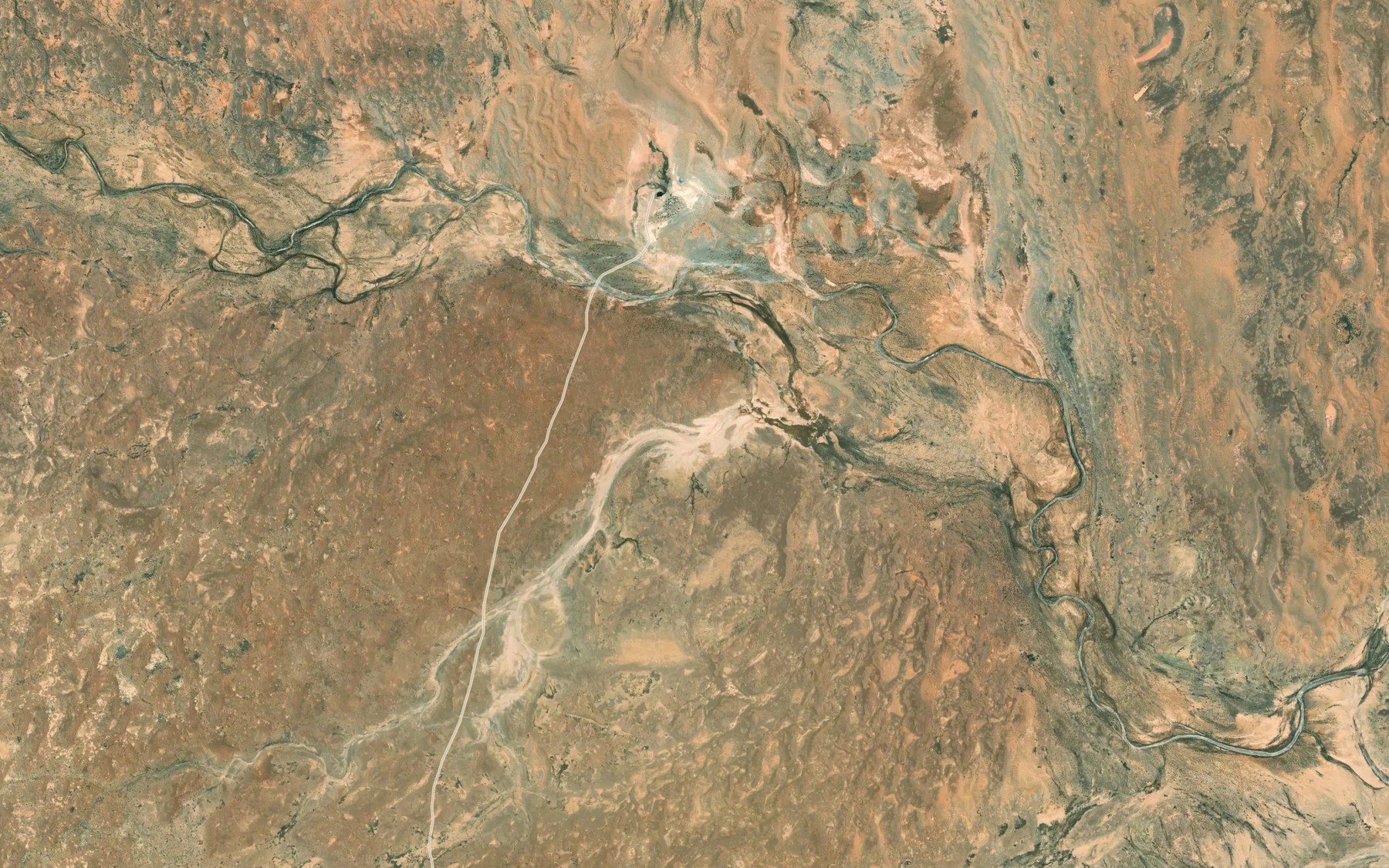 Satellite map of the Dillinna Creek