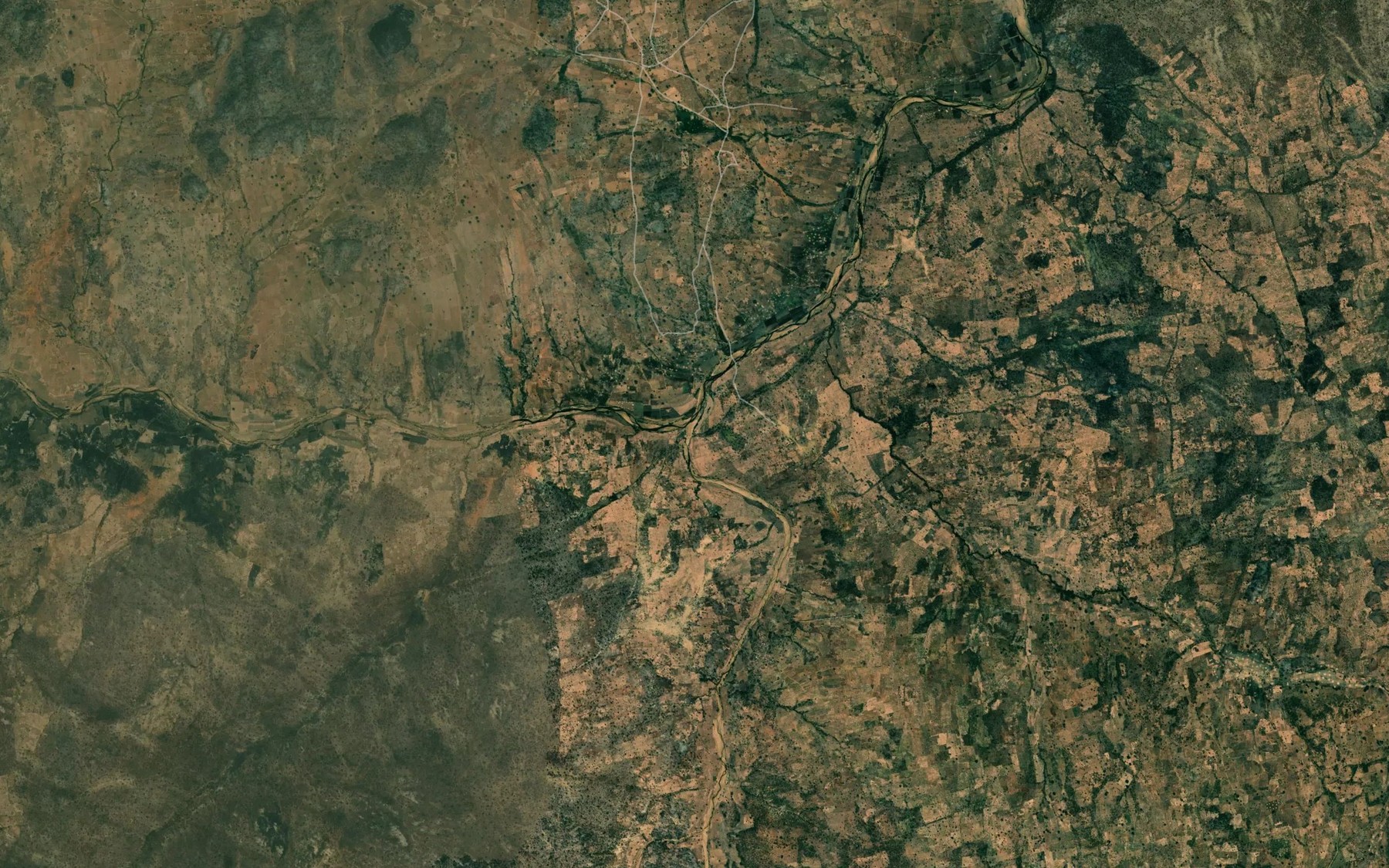 Satellite map of the Durji