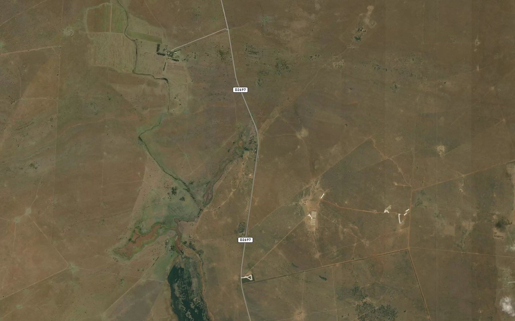 Satellite map of the Oog van Mooirivier