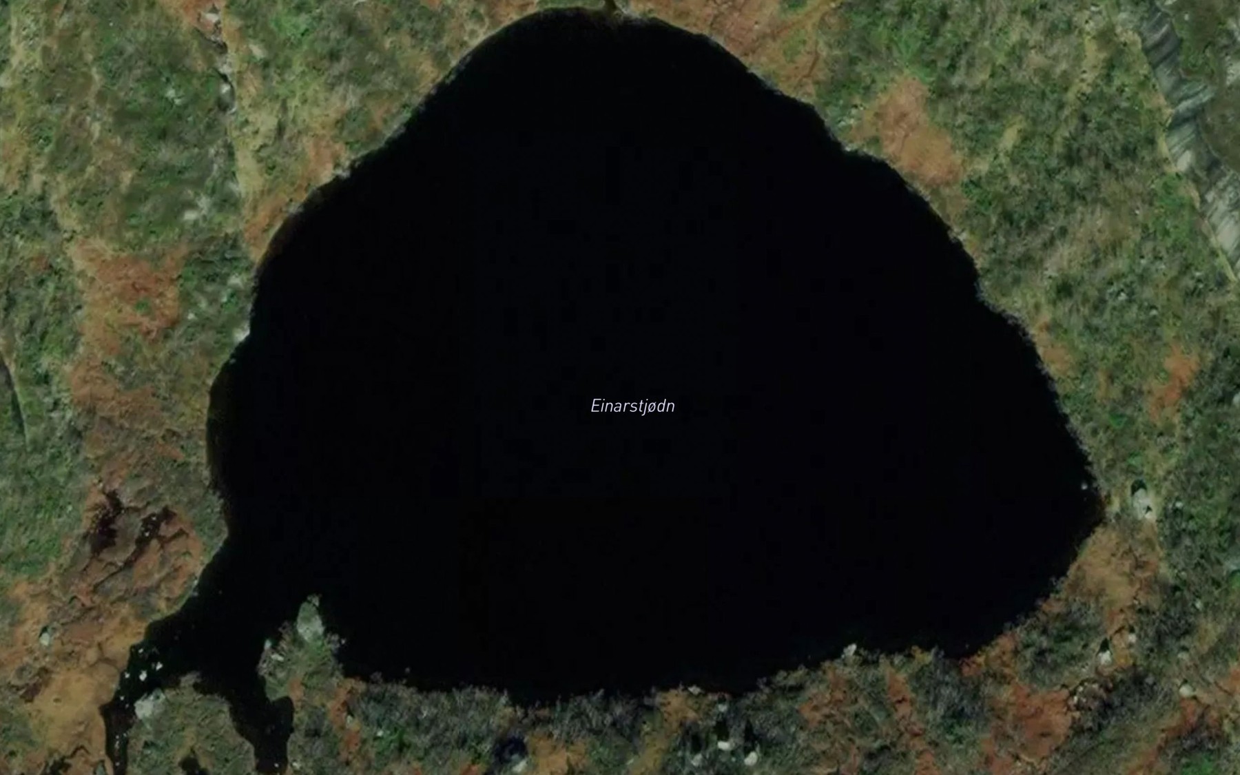 Satellite map of the Einarstjorni