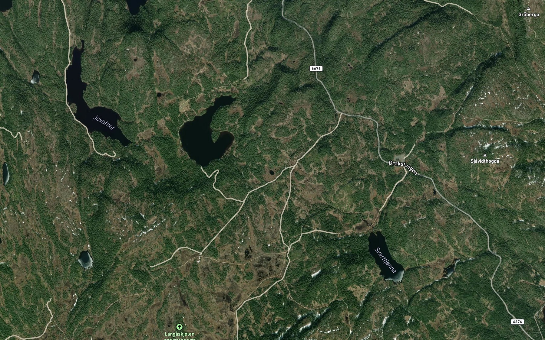 Satellite map of the Loken
