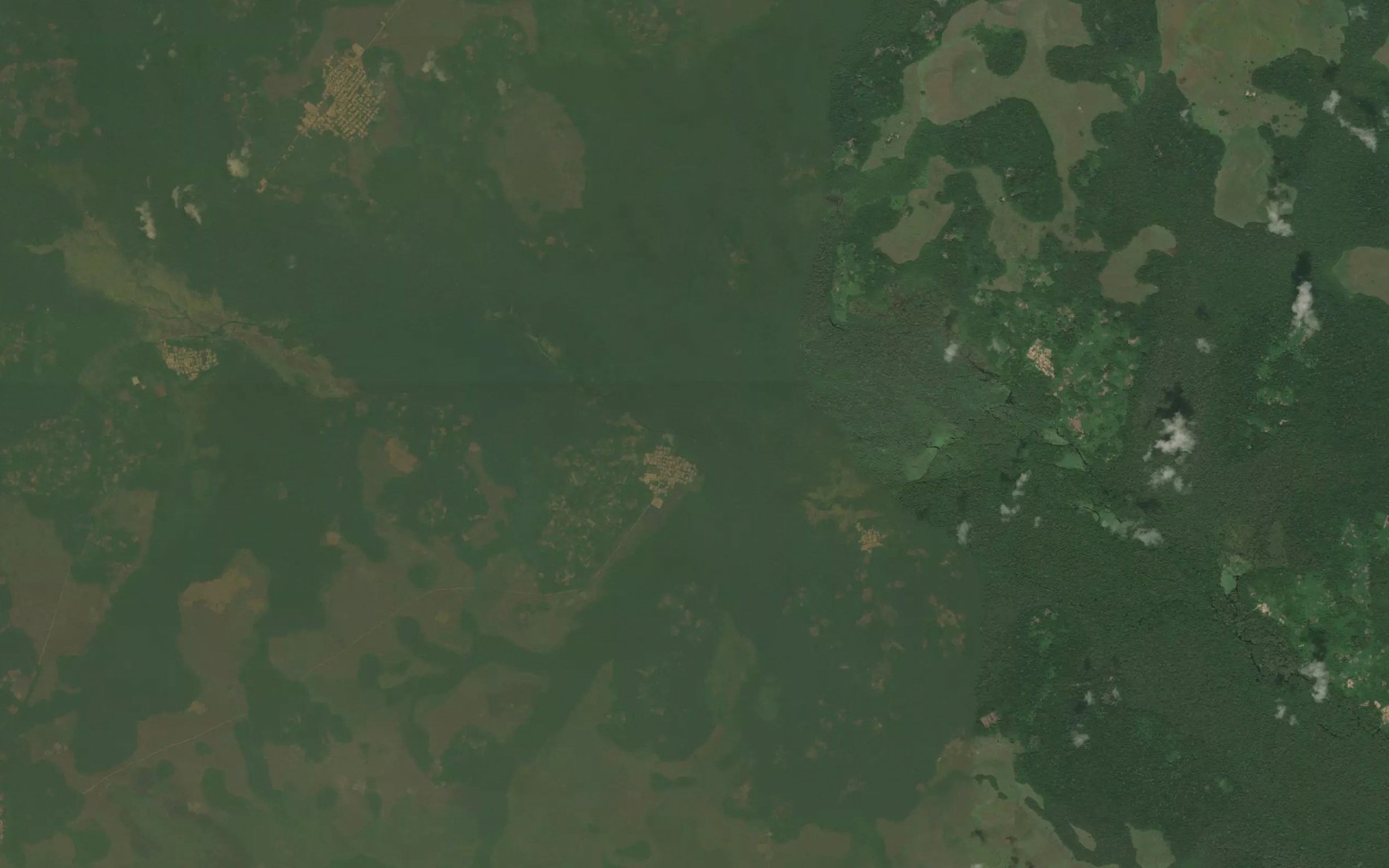 Satellite map of the Lokeni