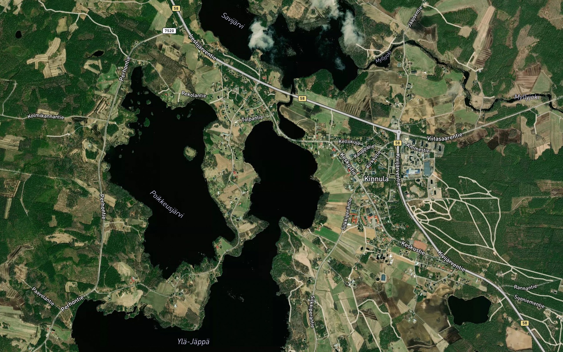 Satellite map of the Ala-Jappa