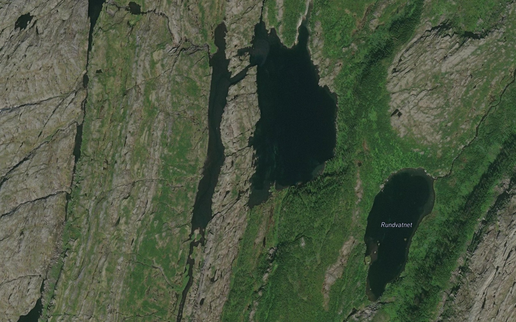Satellite map of the Holmvatnet