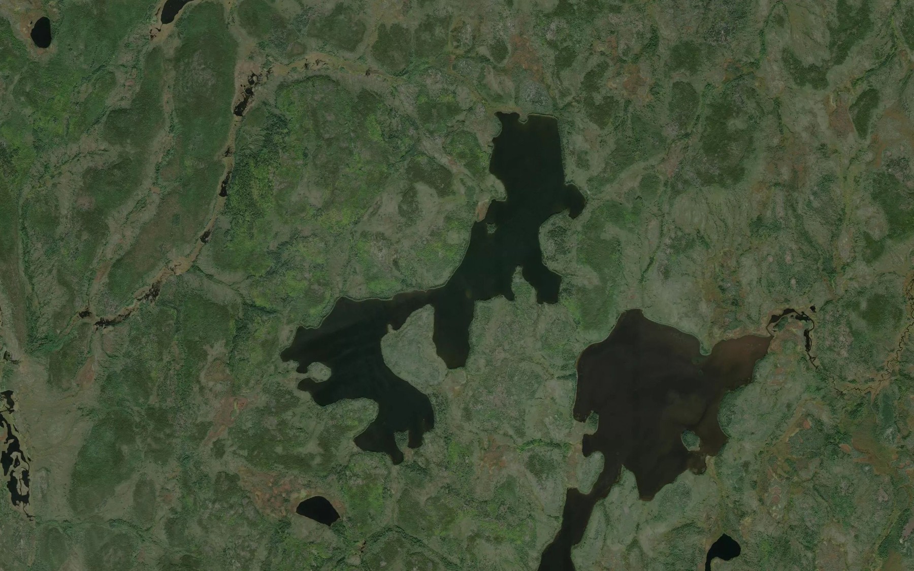 Satellite map of the Durand Lake